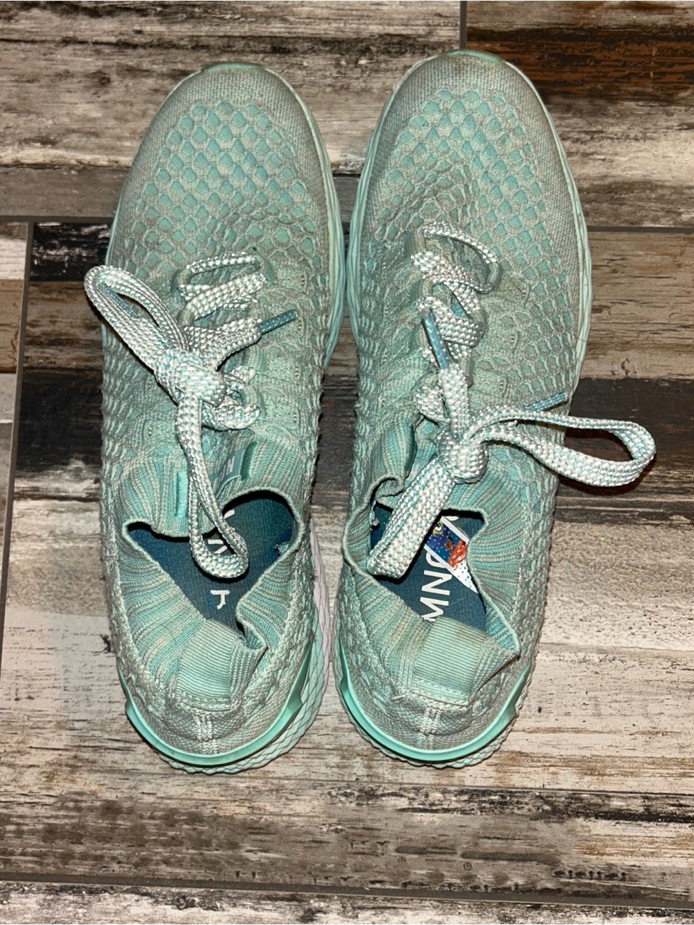 NOBULL Teal Knit Training Shoes